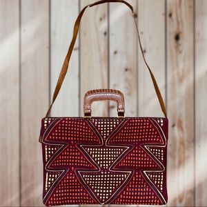 Vintage Multicolor Shoulder Bag